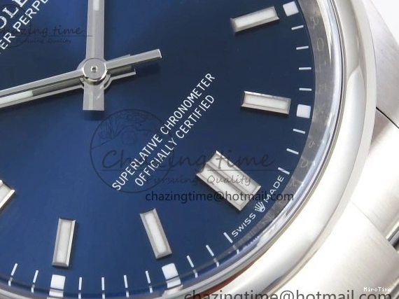 MiroTime 1224 Oyster Perpetual 126000 36mm Clean 1:1 Best Edition 904L Steel Deep Blue Dial VR Effortless 1598